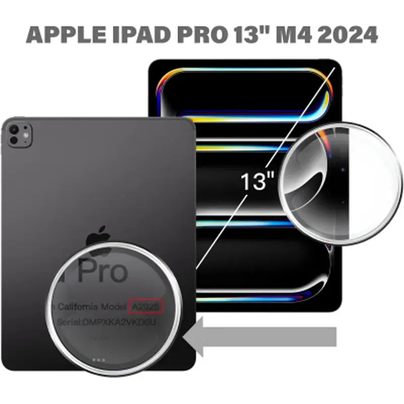 Чохол до планшета BeCover Soft Edge TPU Apple iPad Pro 13" M4 2024 Purple (711719) - фото 7
