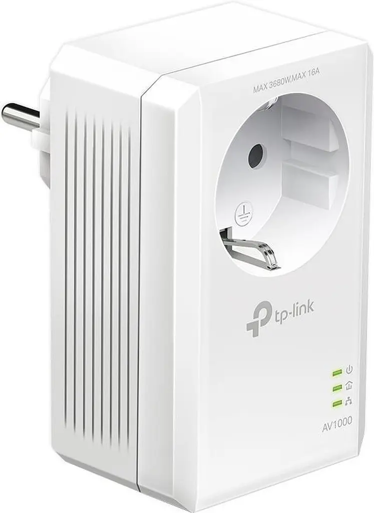 Адаптер Powerline TP-Link TL-PA7017P AV1000, 1xGE, Розетка teh0018051 - фото 5