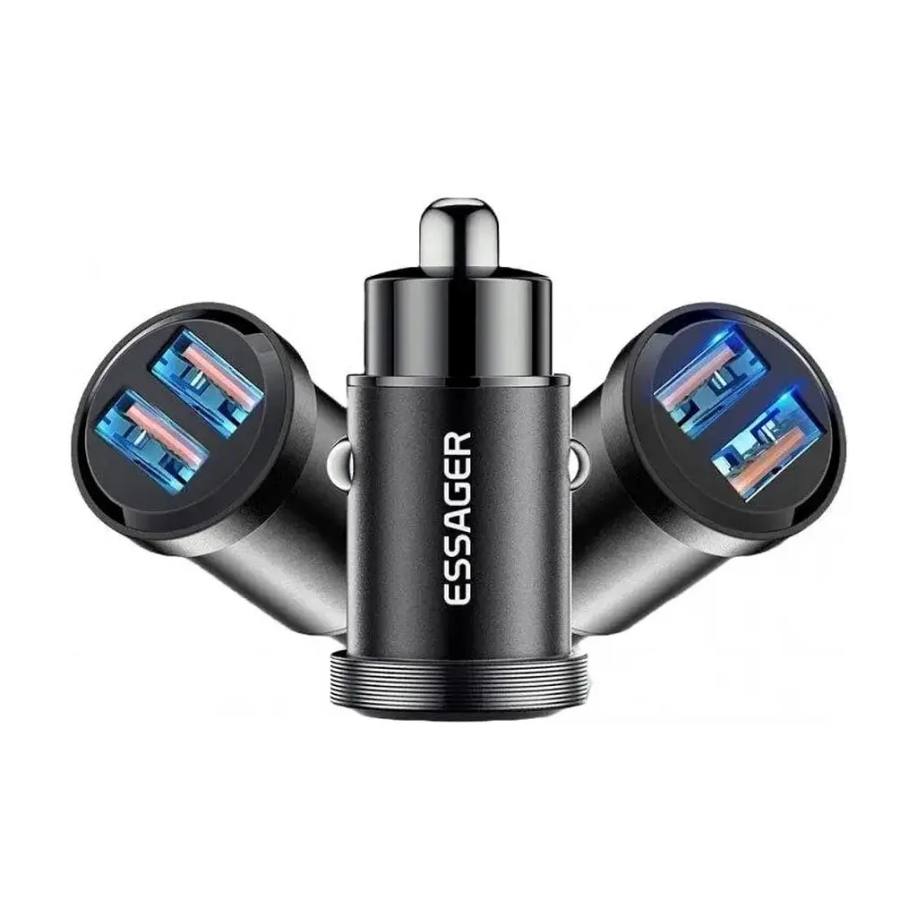 Зарядний пристрій Essager 2xUSB 30W black (ECC2A-TL01) - фото 3