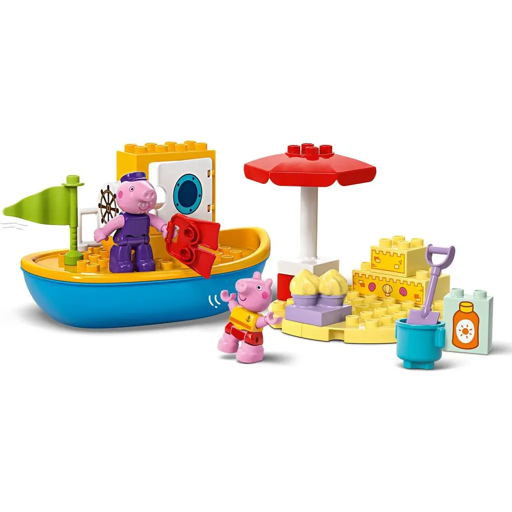 Конструктор LEGO DUPLO Морская прогулка Пеппы на лодке 23 детали (10432) - фото 6