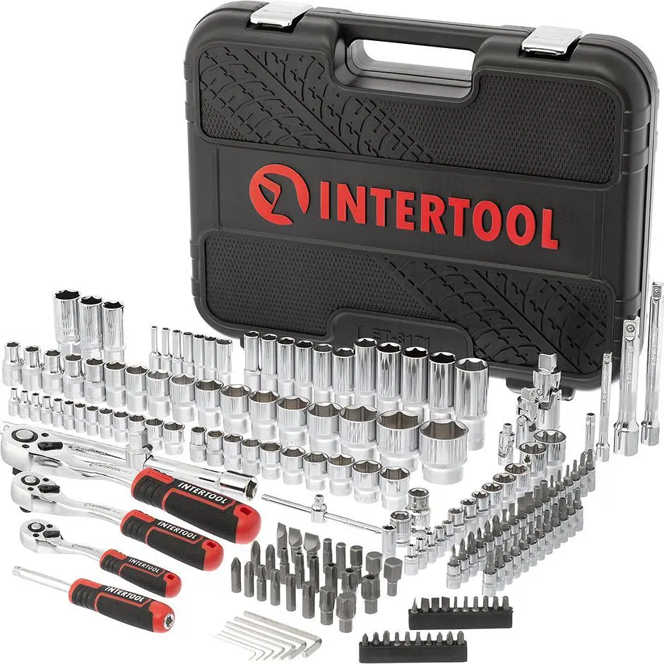 Набір інструментів Intertool ET-8171 171шт [98840] - фото 4