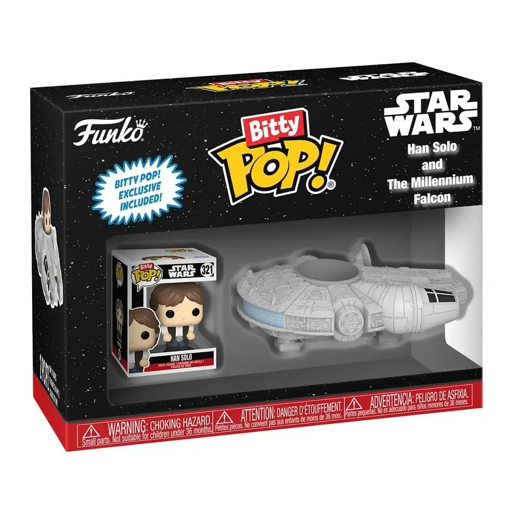 Набір фігурок Funko вініл 2,54 см Хан Соло Тисячолітній сокіл
