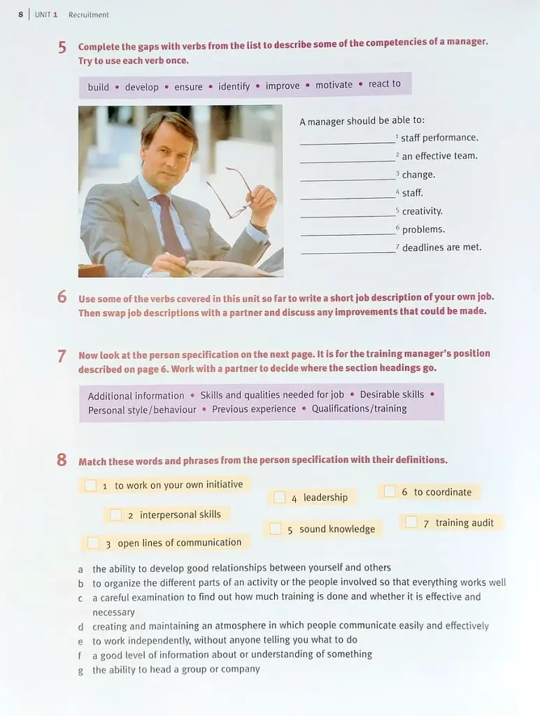 English for the Human Resources Industry: Student's Book Pack - фото 7