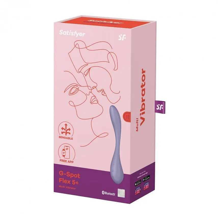 Вібратор Satisfyer G-Spot Flex 5+ Універсальний, 23 см бузковий - фото 7