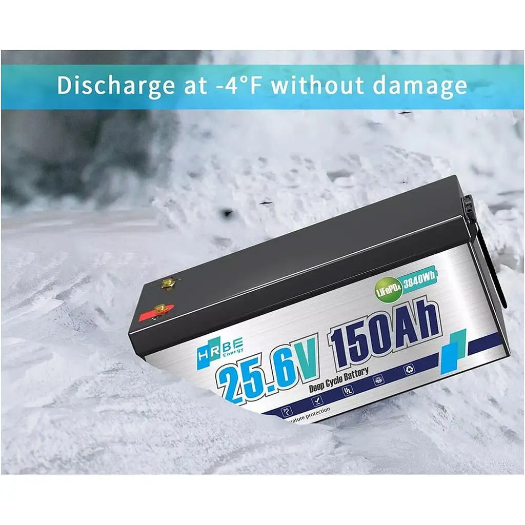 Аккумулятор HRBEEnergy LiFePO4 24V 25.6V/150Ah/3840Wh [113745] - фото 2