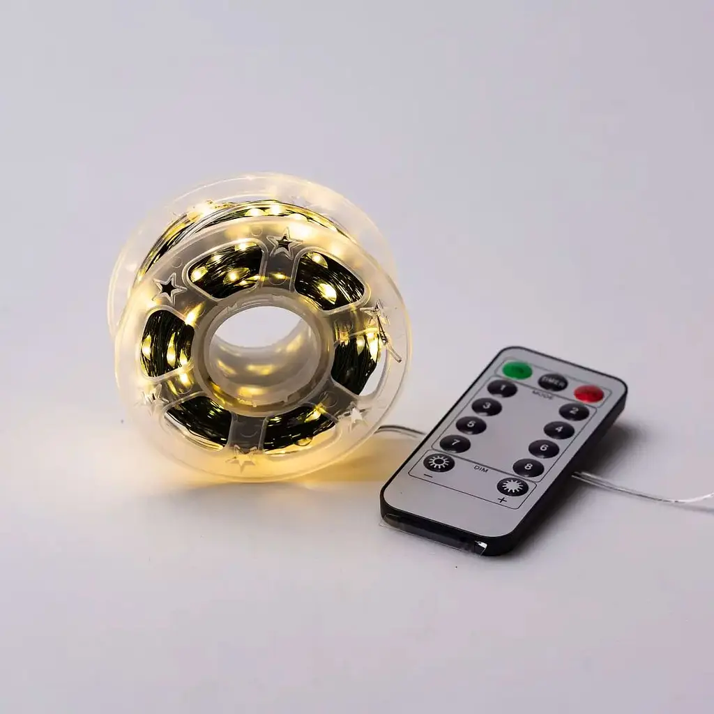 Гирлянда Роса GarlandoPro нить GarlandoPro 500 LED длина 50 м с пультом от сети зеленая, желтая (500L50MGY) - фото 9