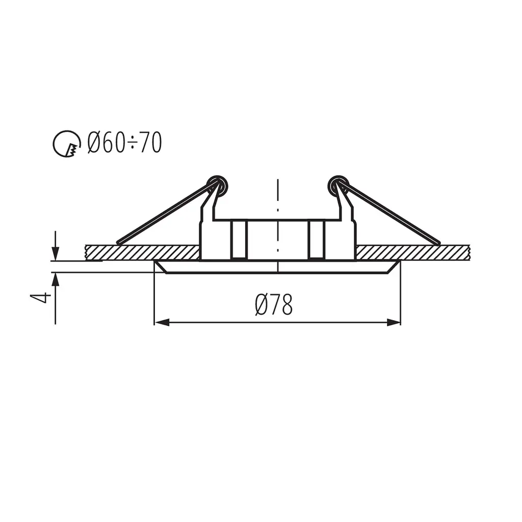 Точковий світильник Kanlux BASK CTC-5514-SN/N (2816) - фото 3