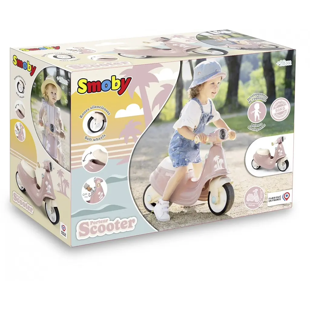 Скутер Simba Toys 65x34x48 см рожева пудра (721008) - фото 2