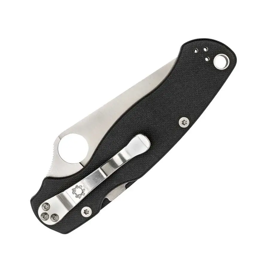 Ніж Spyderco Para-Military 2 черный S30V, G-10 (C81GP2) - фото 2