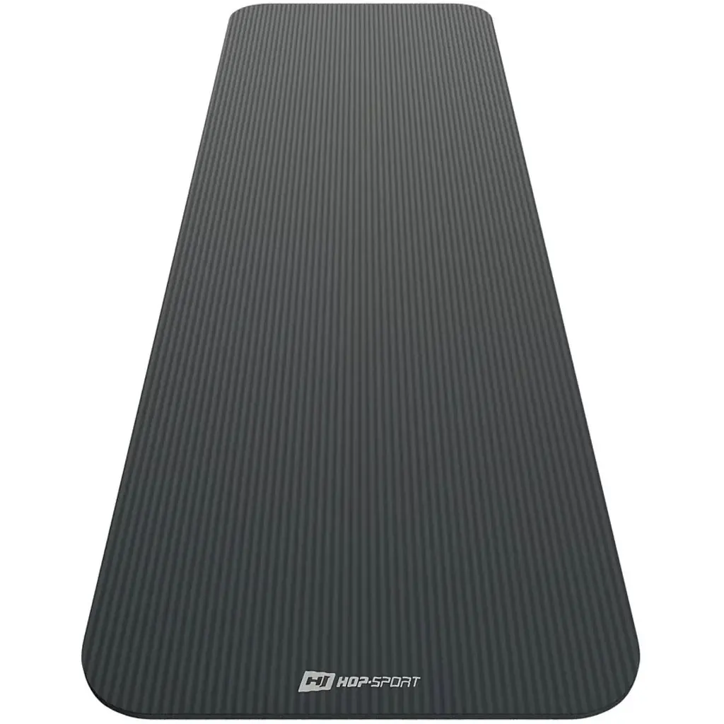 Коврик для йоги Hop-Sport HS-NB010GM NBR 1см черный - фото 9