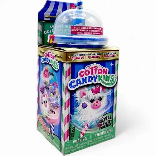 М’яка іграшка-сюрприз Cotton Candykins: Пухнастий улюбленець, блакитний