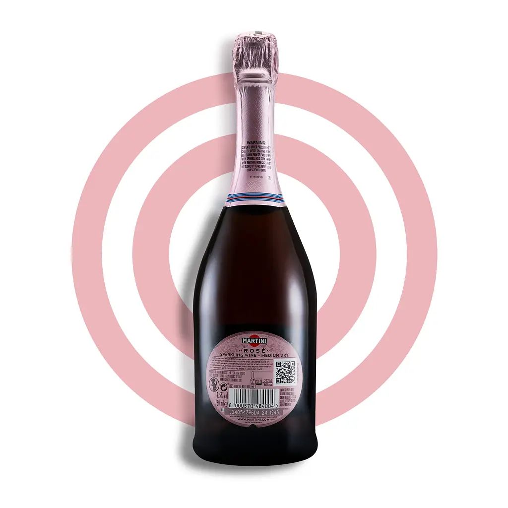 Уцінка. Вино ігристе Martini Розе 9.5% 0.75 л (414182) - фото 4