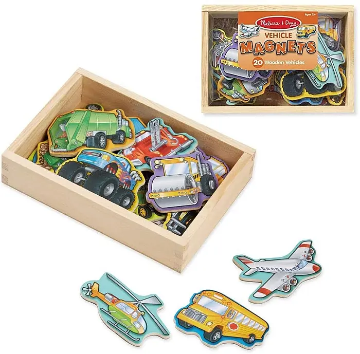 Ігровий набір Melissa&Doug Магнітні фігурки Транспорт 20 елементів (MD8588) - фото 2