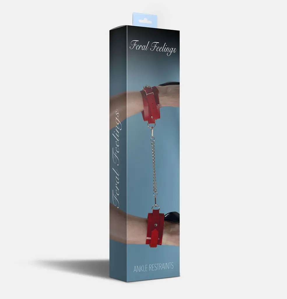 Поножи Feral Feelings - Ankle Restraints Red - фото 2