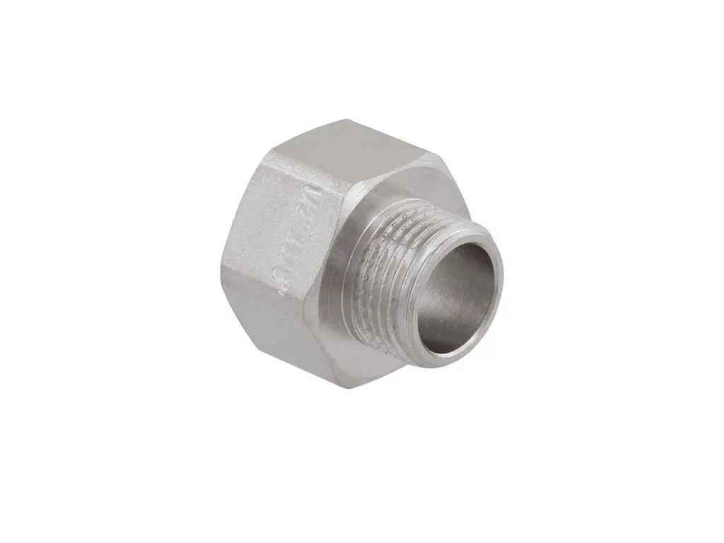 Перехідник RAFTEC 1/2"Вх3/8"З ВЗ, DN15х10, , нікель, P01005 - фото 4