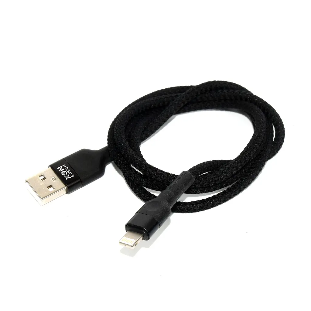 Кабель XON SmartCable Type-А - Lightning 3A 2м UniLink Чорний (SC30CL3A2B 647) - фото 4