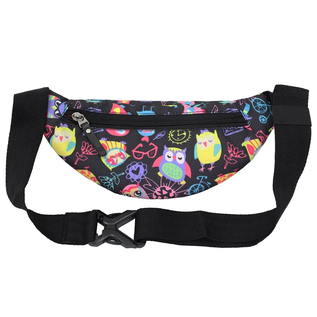 Сумка-бананка Bagland Bella 2 л сублимация 45 разноцветная (00202664) - фото 2