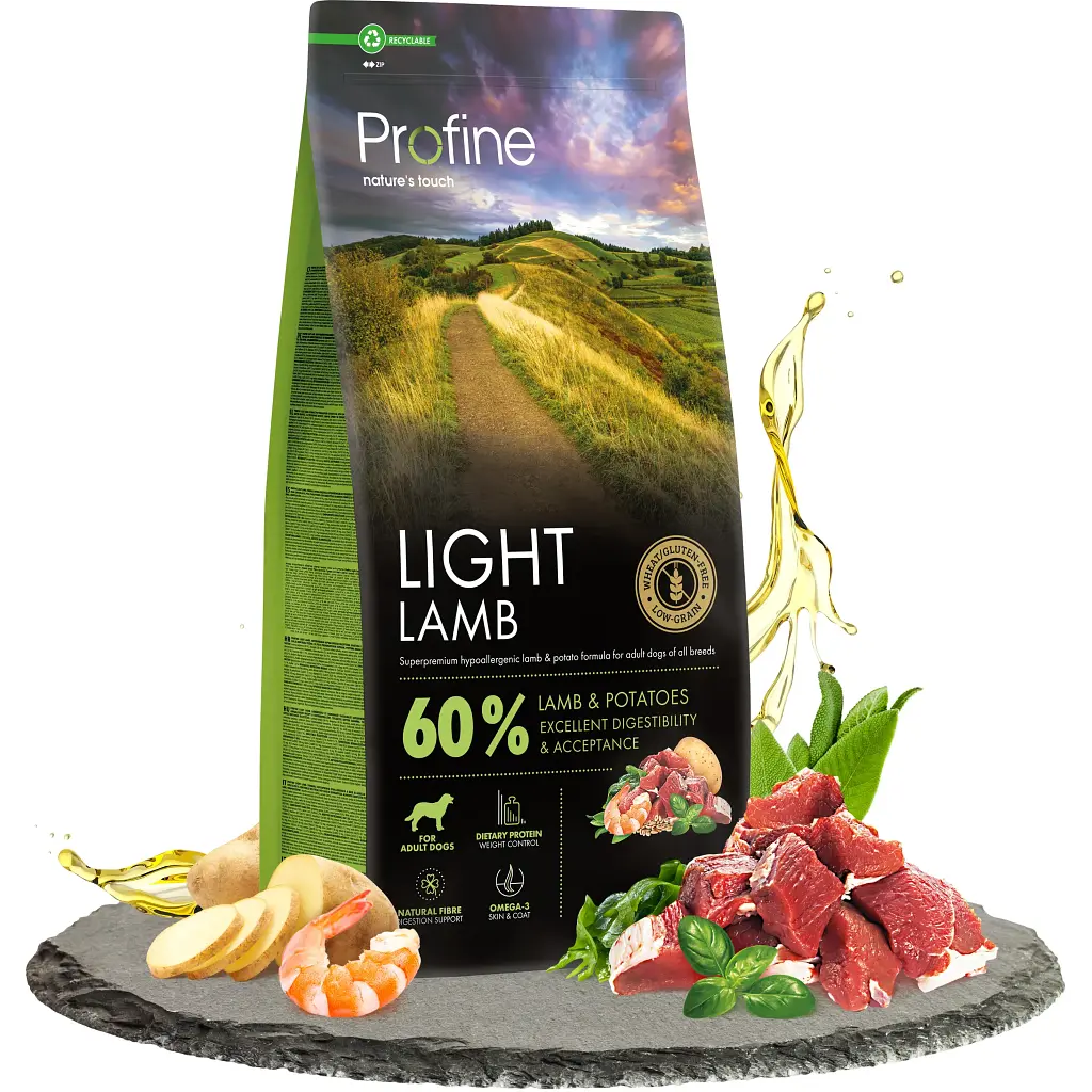 Сухий корм для собак з надмірною вагою Profine Light Lamb and Potatoes з ягнятиною та картоплею 12 кг - фото 2