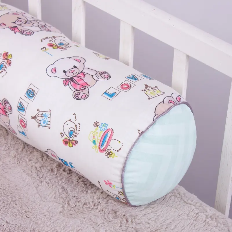 Валики-бортики MirSon Kids Time 18-0005 Kind Bear захисні білі 2 шт. - фото 4