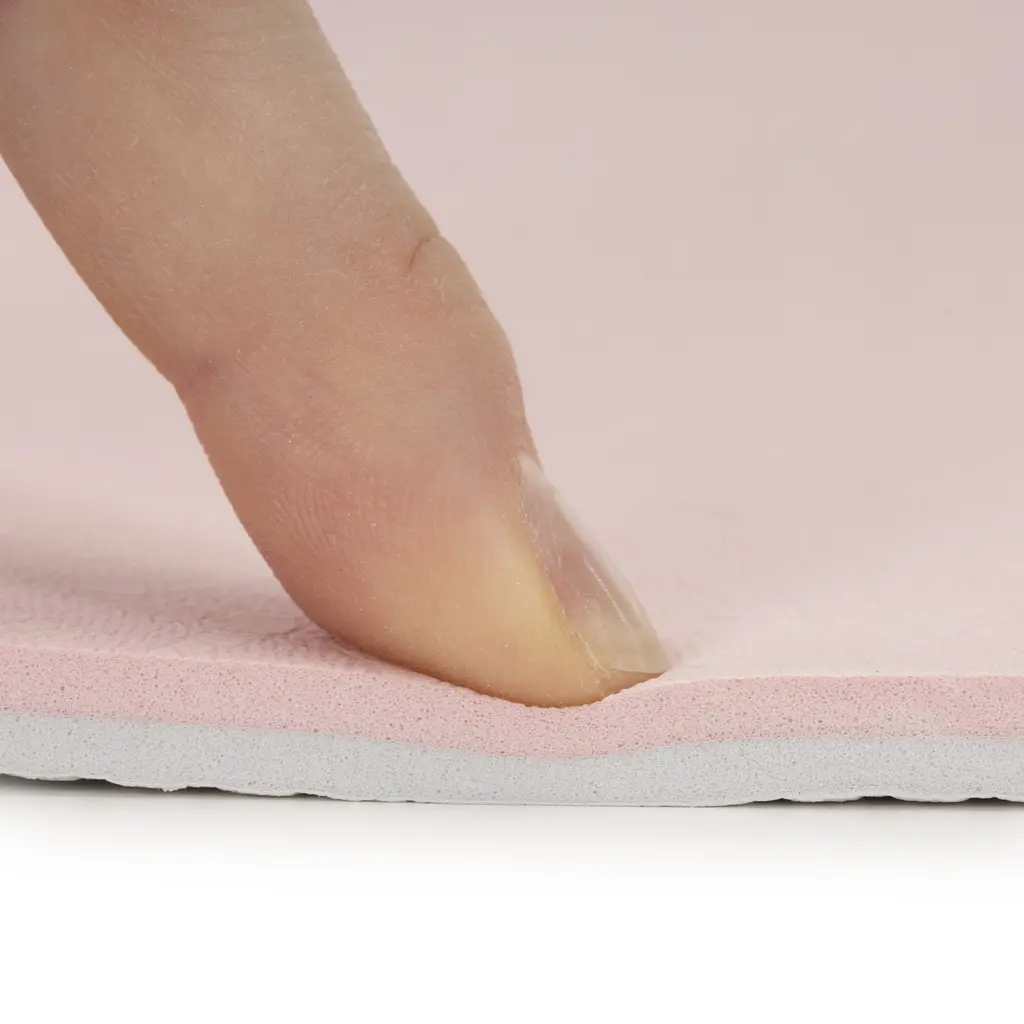 Килимок спортивний Actiget TPE 183 x 61 x 0.6 см для йоги та фітнесу ACT0023 Pink/Grey - фото 4