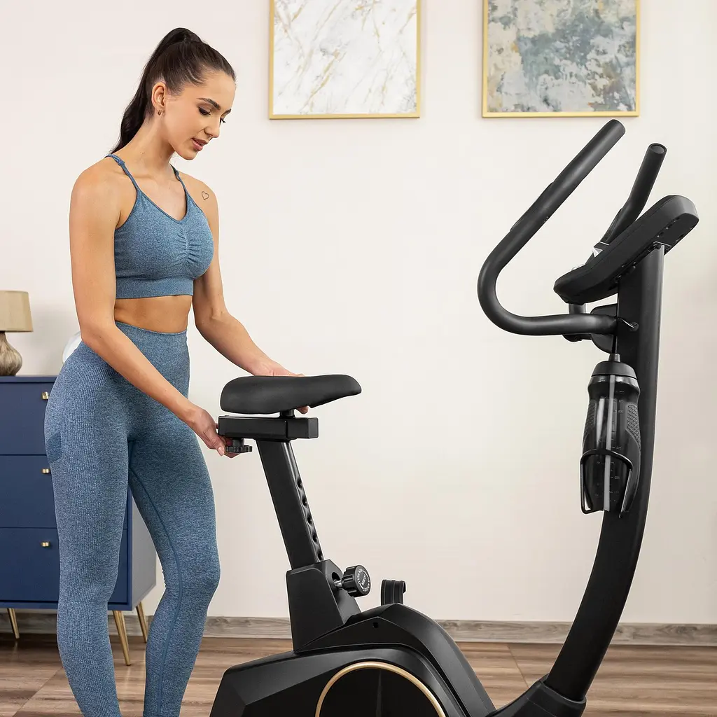 Велотренажер Gymtek XB4000 iConsole+ електромагнітний золотий - фото 9