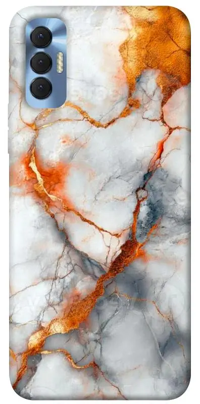 TPU чохол Demsky Lava marble для TECNO Spark 8P