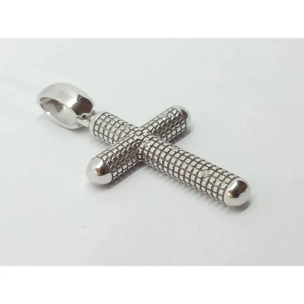 Срібний хрест Харківська ювелірна фабрика з фіанітами. 500090-КРР - фото 2