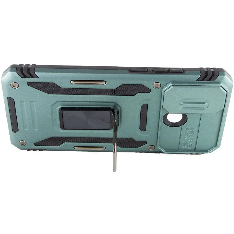 Ударостійкий чохол Camshield Army Ring для Xiaomi Redmi 10C Зелений / Light Green - фото 5