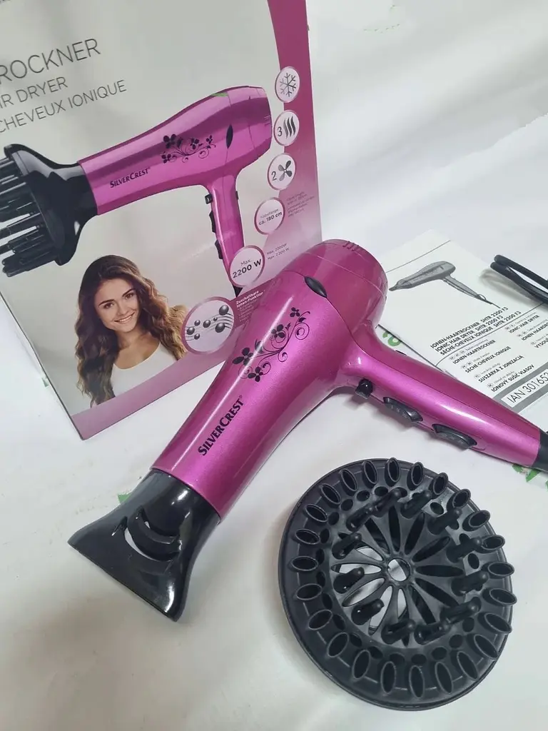 Фен Silver Crest SHTR 2200 F3 pink - фото 5