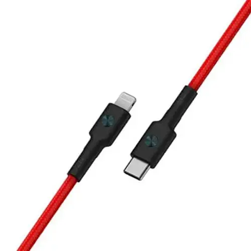 Кабель Xiaomi ZMi Kevlar USB-C/Lighting 30cm (AL872) Red [72409] - фото 3