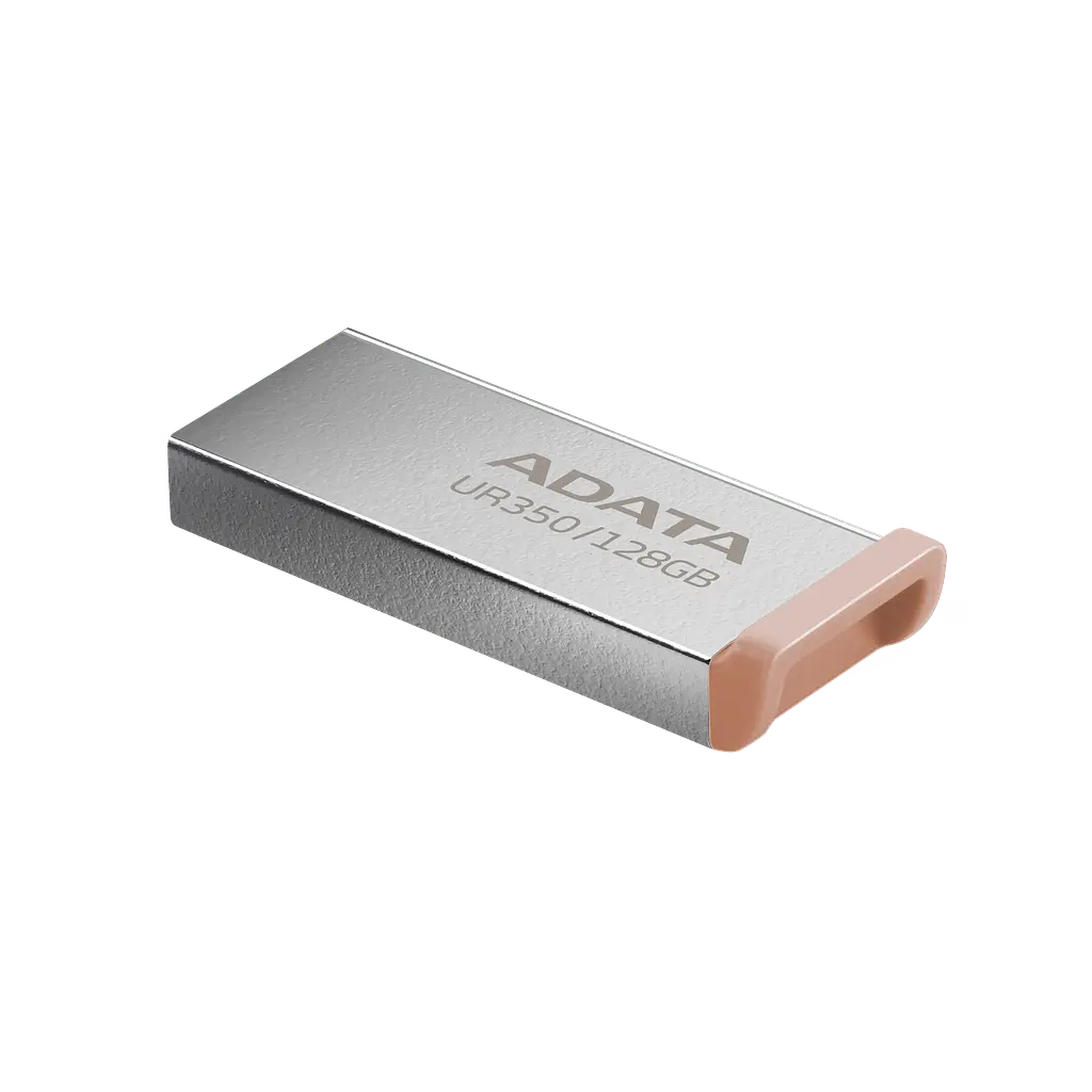 Флеш-накопичувач ADATA USB 3.2 UR 350 128Gb Silver/Beige (UR350-128G-RSR/BG) - фото 3