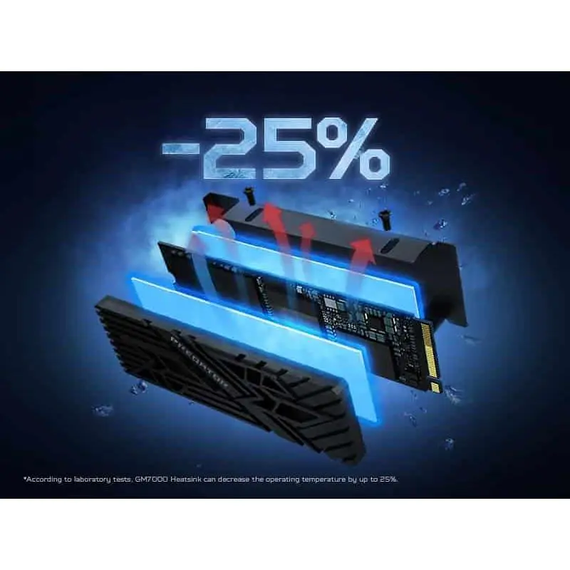 Накопитель SSD Acer Predator m.2 NVMe 4TB GM7000 Heatsink PCI Express 4.0 x4 (BL.9BWWR.124) - фото 10