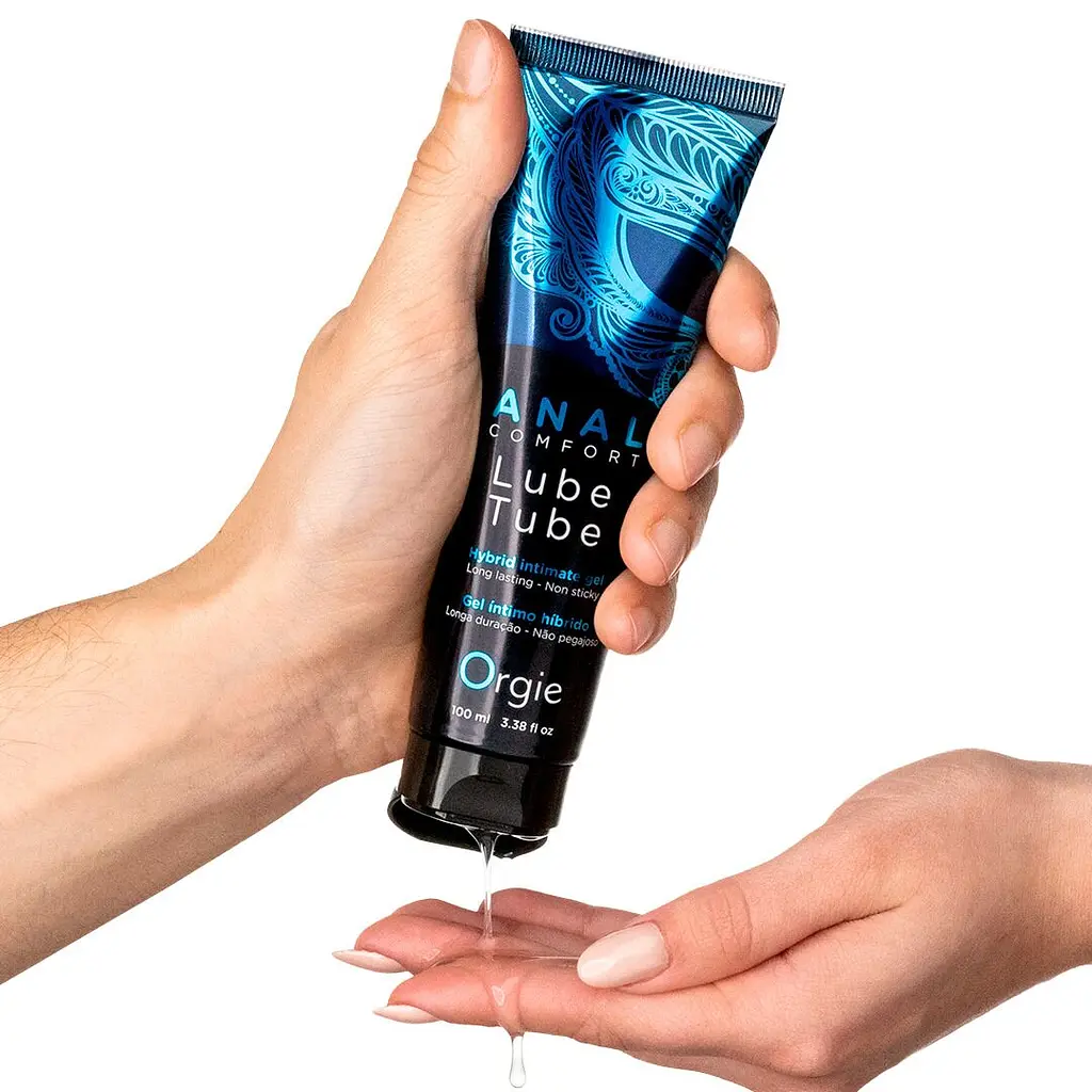 Анальна змазка Orgie Lube Tube Anal Comfort, 100 мл, водна основа, імітація силікону - фото 2