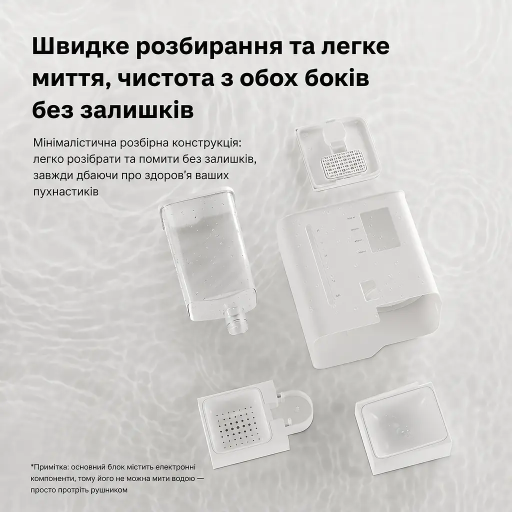 Автоматична годівниця для кота з поїлкою DUDUPET F03-V 5 л, для корму та води, з камерою, Wi-Fi та голосовим повідомленням - фото 10