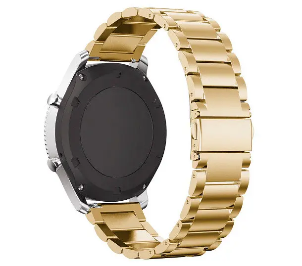 Металлический ремешок Primo для часов Samsung Gear S3 Classic SM-R770/Frontier RM-760 Gold - фото 3