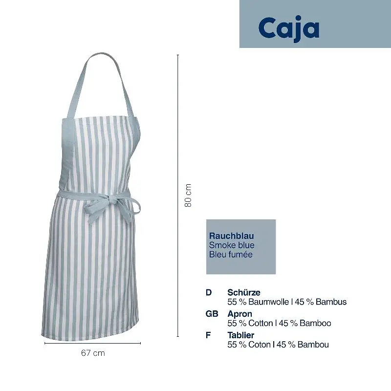 Фартух KELA Caja, димчасто-блакитний, 80х67 см - фото 5