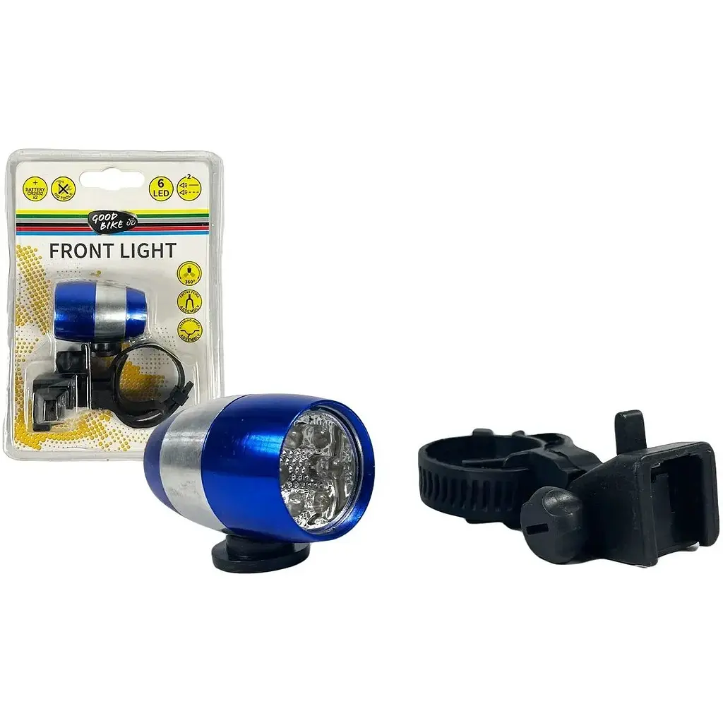 Ліхтарик на батарейках світлодіодний Good Bike Ant 6 LED синій (92316B-IS) - фото 7