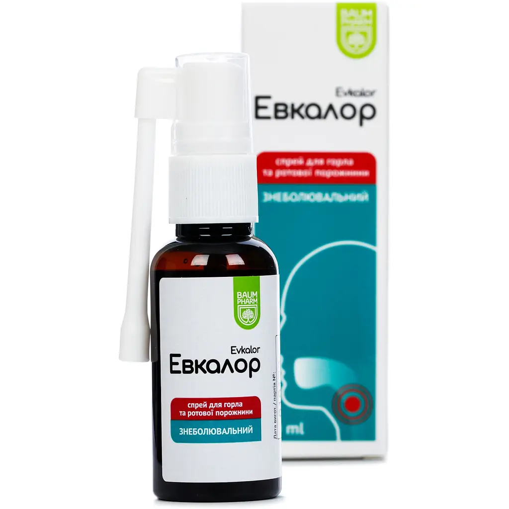 Спрей для ротової порожнини Baum Pharm Евкалор 30 мл - фото 3