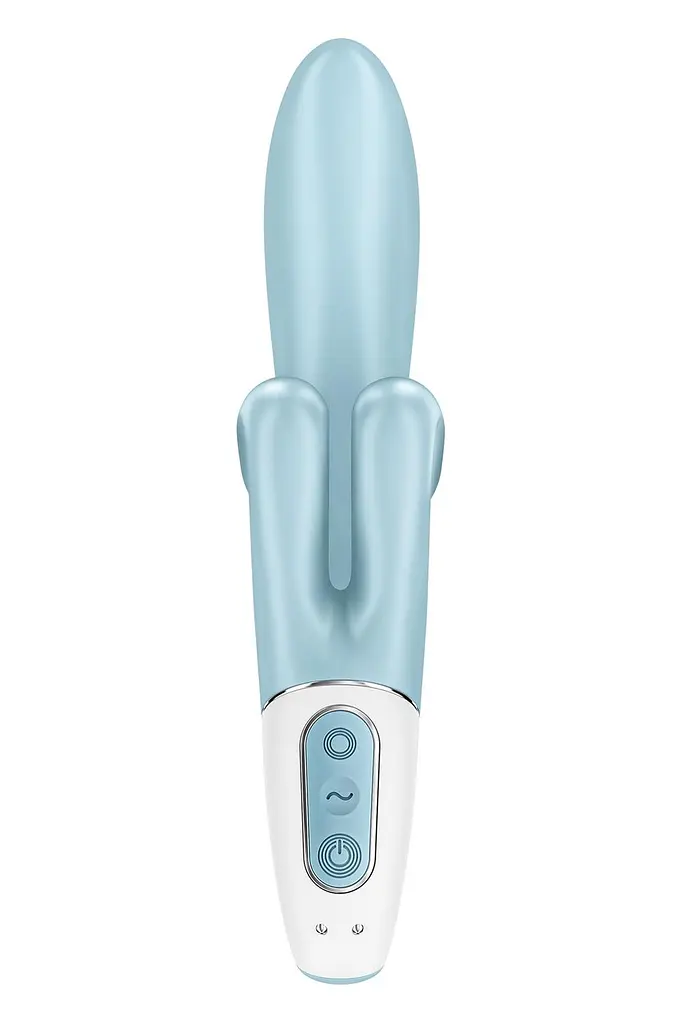 Вібратор-кролик Satisfyer Touch Me 20 см блакитний - фото 6