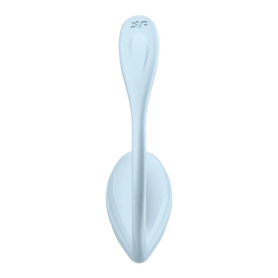 Смарт-віброяйце Satisfyer Smooth Petal Connect App Light Blue - фото 5