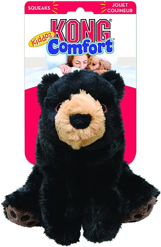 Плюшева іграшка для собак KONG Comfort Kiddos Bear зі знімною пищалкою для маленьких собак - фото 2