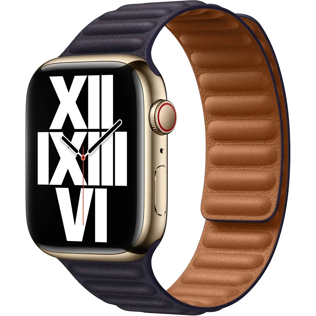 Ремешок Apple Leather Link для Apple Watch 38/40/41mm Ink M/L (MP843) [83458] - фото 2