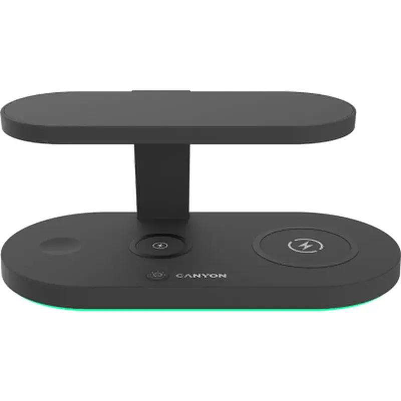Зарядний пристрій Canyon 5in1 Wireless charger with UV sterilizer (CNS-WCS501B) - фото 2