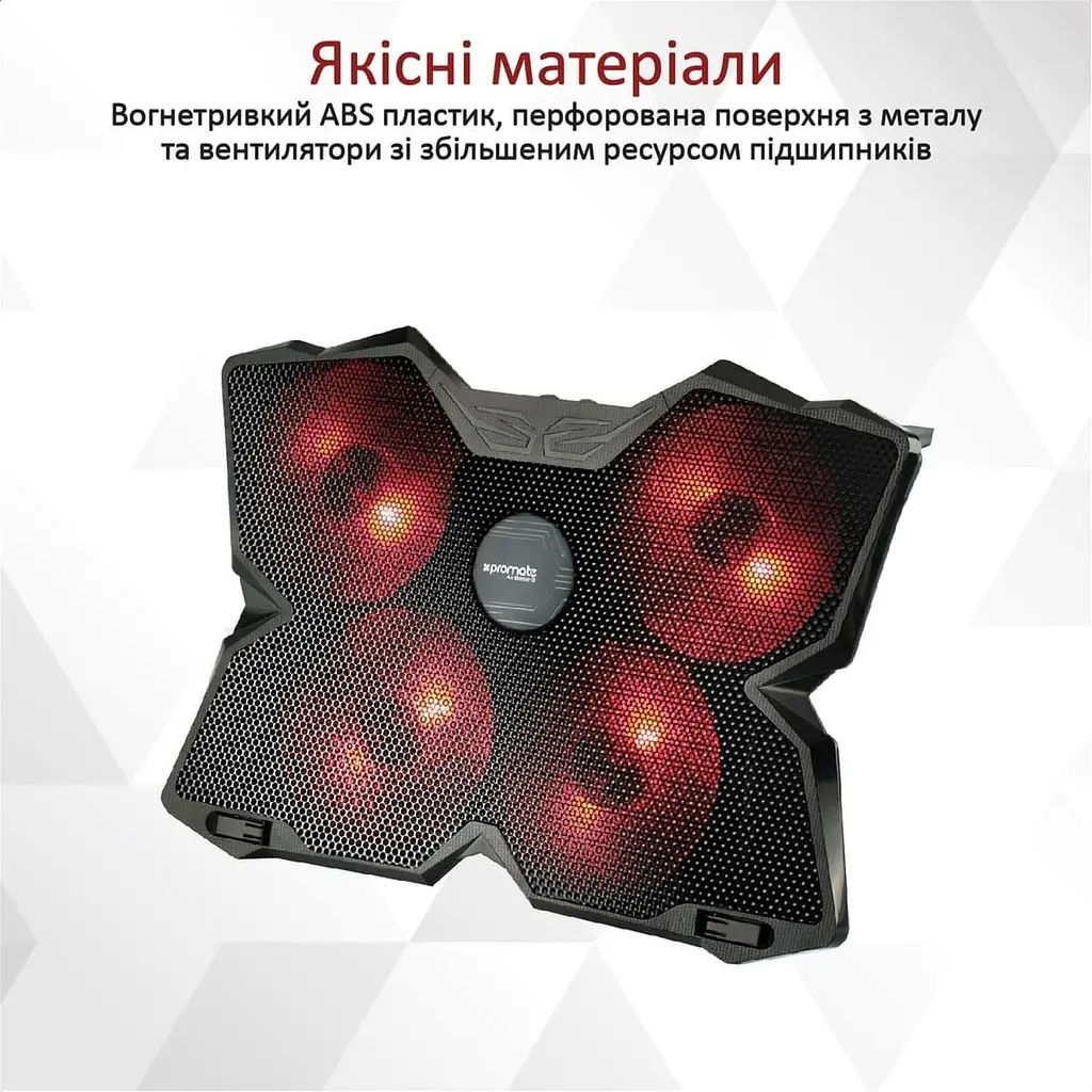 Підставка для ноутбука Promate iдставка для ноутбука AirBase-3 Black (airbase-3.black) - фото 7