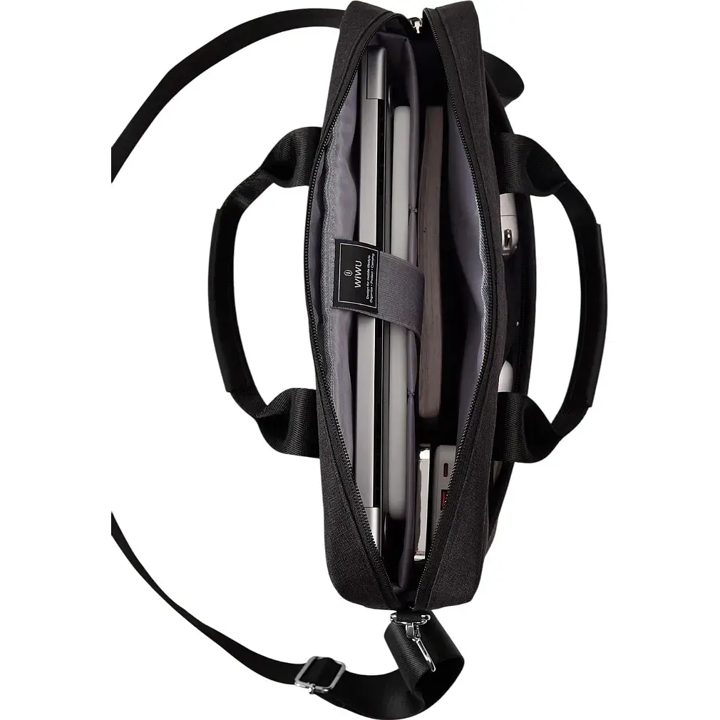 Сумка для ноутбука WiWU Minimalist Pro II Series Laptop Bag 14` Black [131670] - фото 4