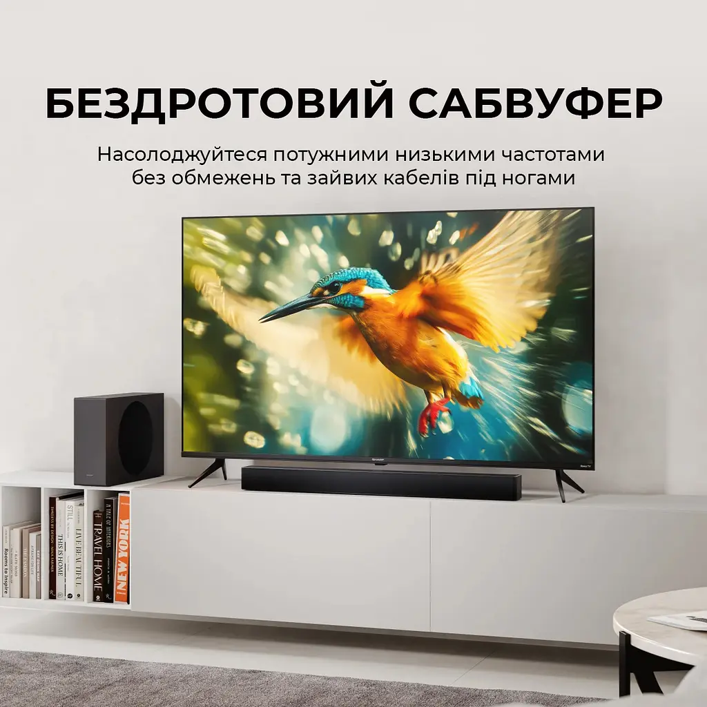 Саундбар Sharp HT-SBW310 Black - фото 3