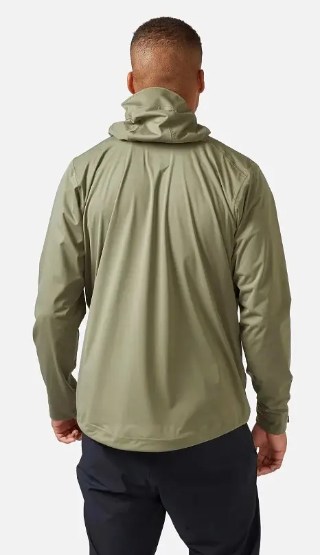 Мембранная мужская куртка Rab Kinetic 2.0 Jacket L Світло-оливковий - фото 2