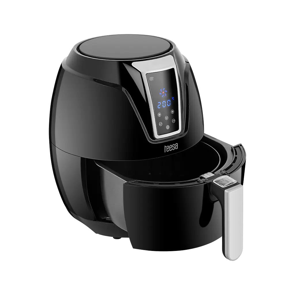 Аерогриль аерофритюрниця TEESA DIGITAL AIR FRYER 3,2L Black - фото 3