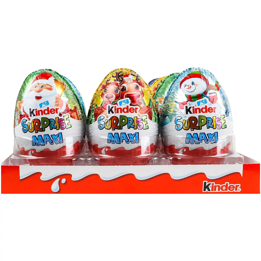 Яйце Kinder Maxi Surprise Новорічне 100 г - фото 10