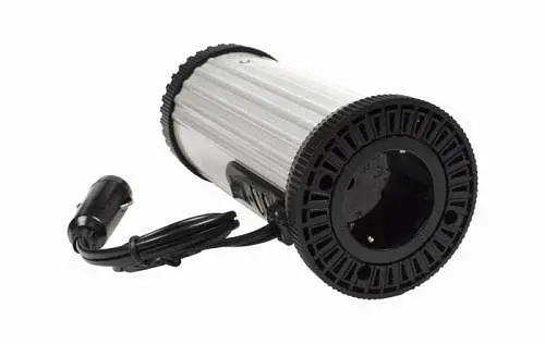 Автомобільний інвертор 150 Вт, EnerGenie, Silver/Black, 2xUSB (5V/2.1A), вхідна напруга 10-16 VDC (вилка для автомобільного прикурювача), металевий корпус (EG-PWC150-01) - фото 3